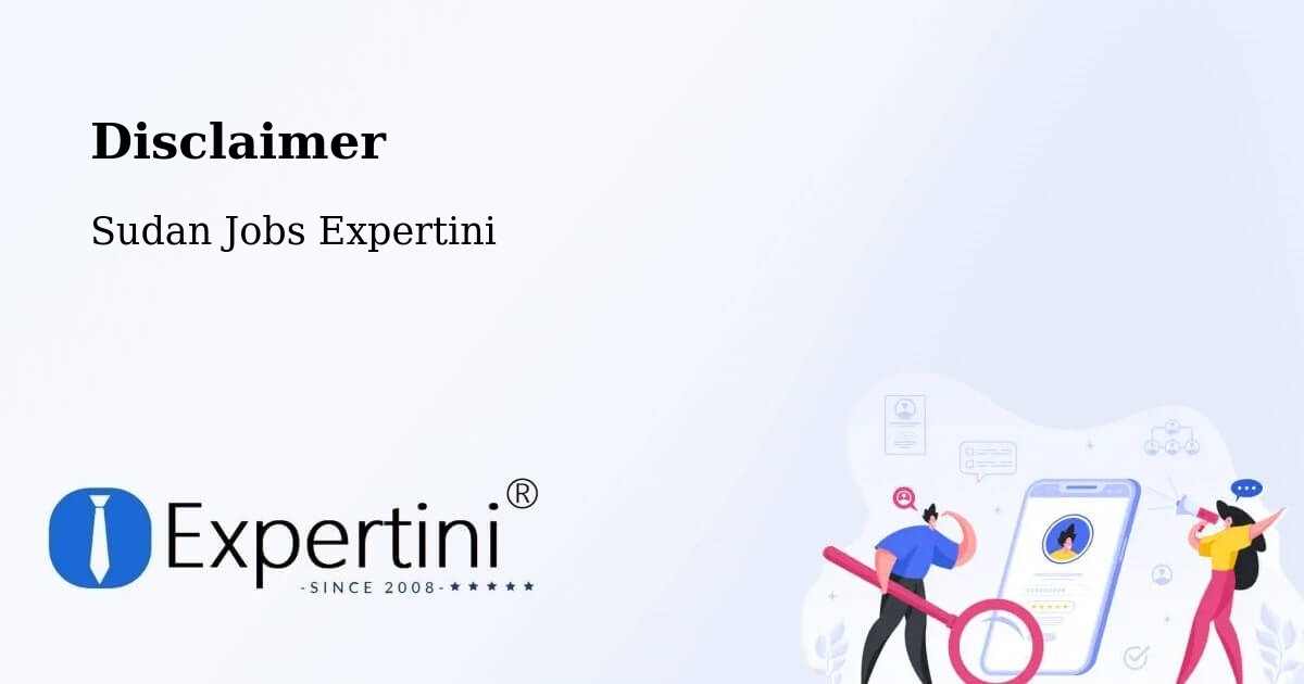 Disclaimer – Marabba - Sudan Jobs Expertini